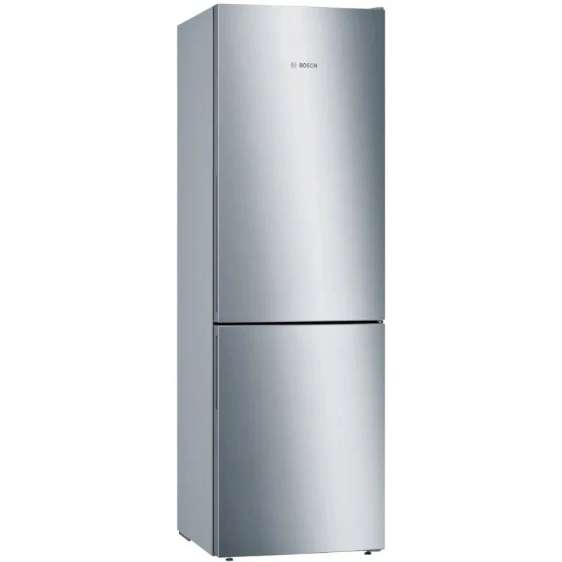 Bosch KGE36AICA Fritstående kølefryseskab 308 l rustfrit stål