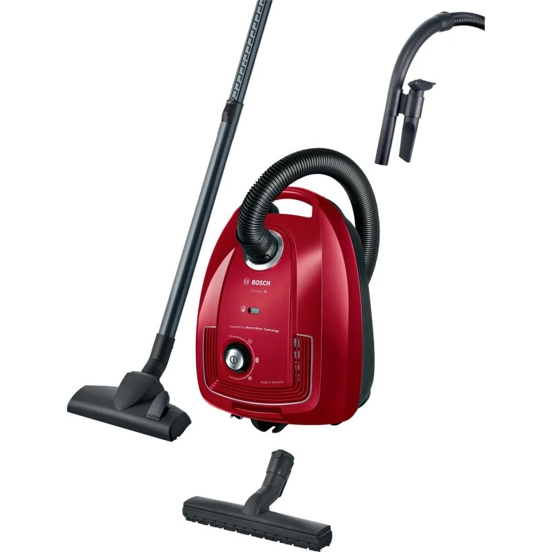 Bosch Serie 4 BGD38RD1H Støvsuger 4L Rød