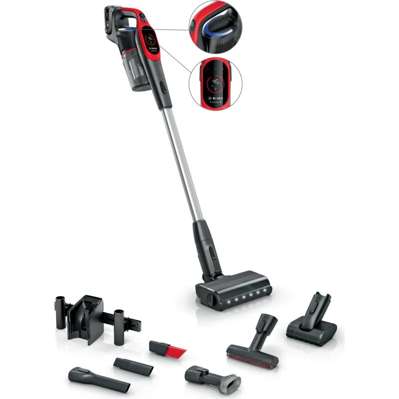Bosch Unlimited Serie 9 Pet BBS931PET Rød Ledningsfri Støvsuger