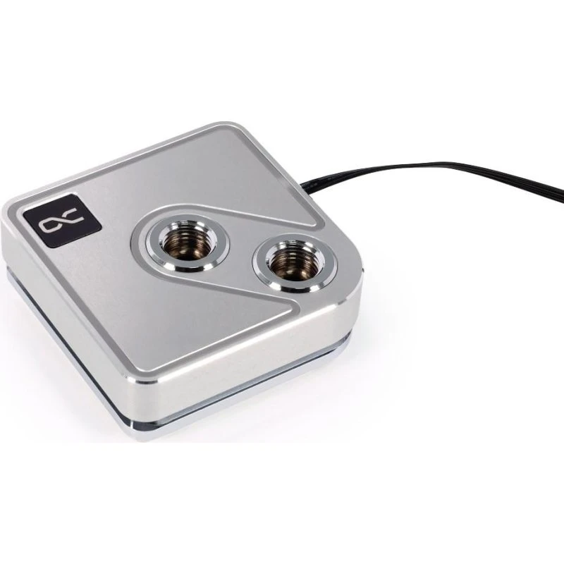 Alphacool Core 1 Aurora CPU-Vandblok, Sølv, AM5/AM4/LGA 1700