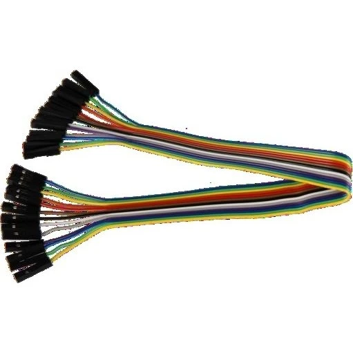 Raspberry Pi GPIO-kabel 13 ben, 25 cm, flerfarvet