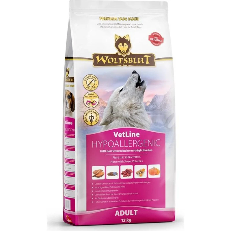 Wolfsblut VetLine Hypoallergenic Horse 12kg