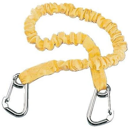 Trem Sikkerhedsline Eco 1–2 m, rustfri karabinhager, 2000 kg (6 stk)