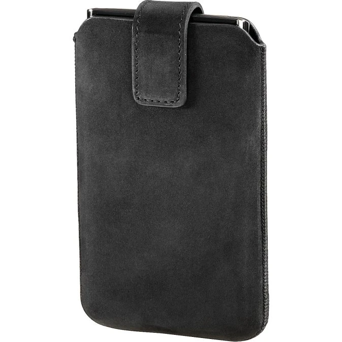 Hama Chic Large Læder Mobiltaske Sort