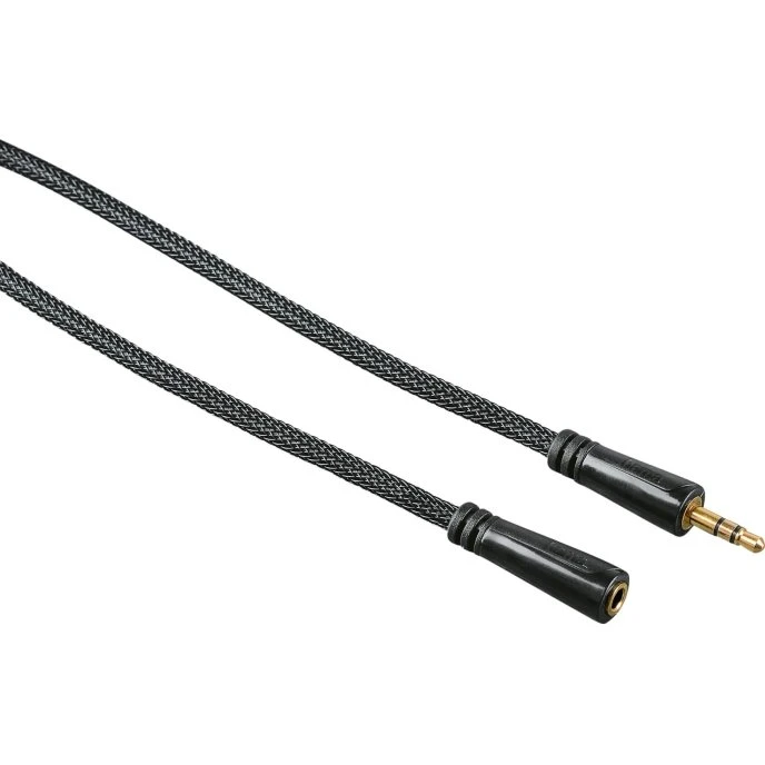 Hama Jack Forlængerkabel 3,5mm-3,5mm 3,0m Guldbelagt