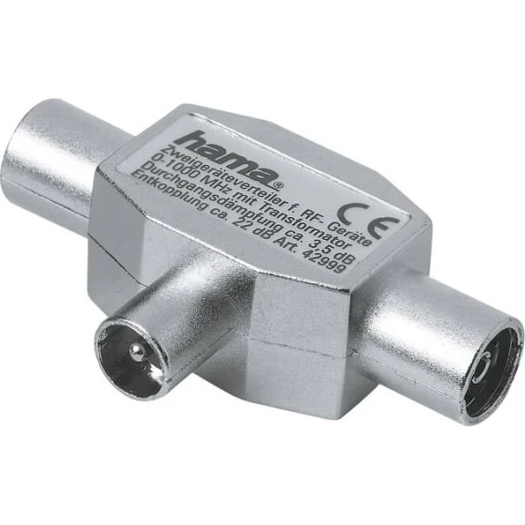 Hama Antennesplitter Radio 1 Coax Han-2 Coax Hun