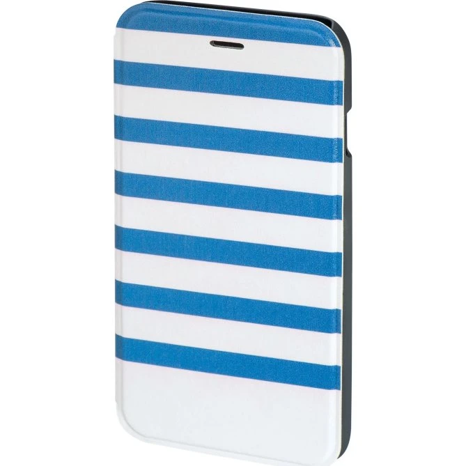 Hama DesignLine Stripe iPhone 6/6S Blå/Hvid