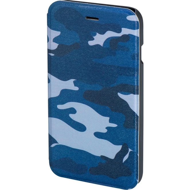 Hama Camouflage Mobil Wallet iPhone 6/6S Blå