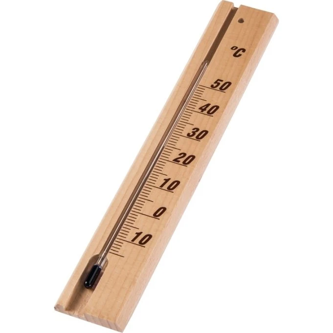 Hama Termometer Analog Træ, 20 cm
