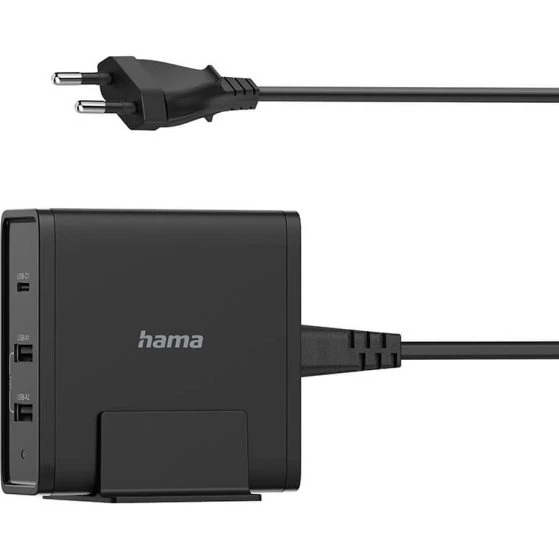 Hama USB 3-Porte PD 65W Ladestation med USB-C & USB-A