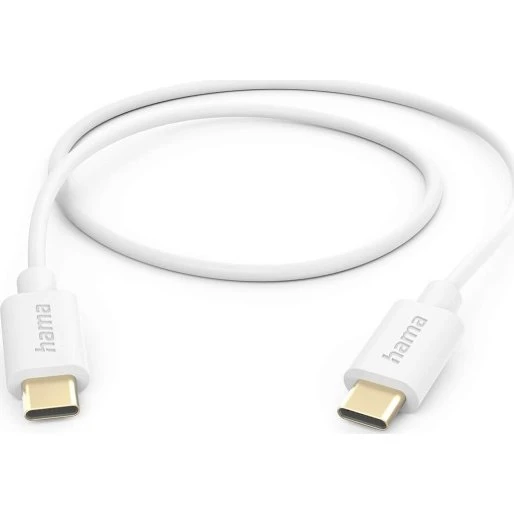 Hama USB-C til USB-C 1,0 m Hvid