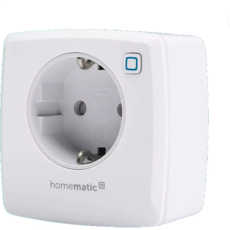 Homematic HmIP-PSM-2 Smart Stikkontakt (Type F), Hvid, 3680W