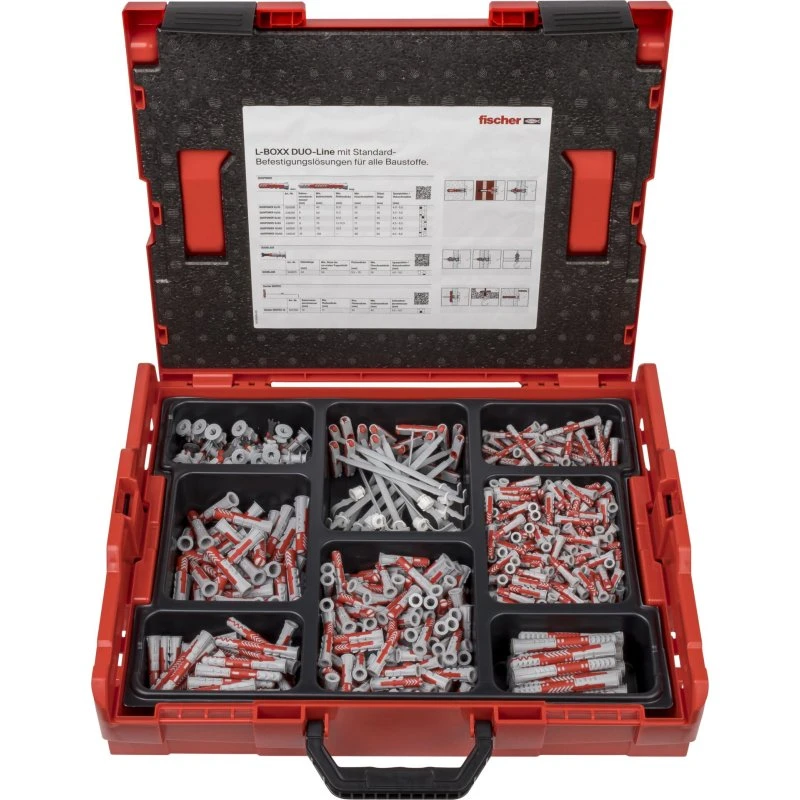 Fischer DuoLine L-Boxx Sort 833 stk