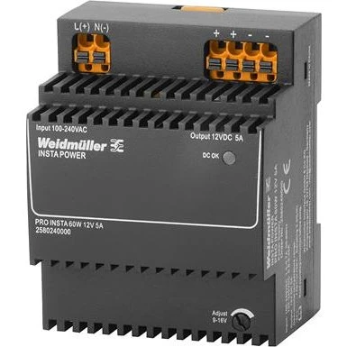 PRO INSTA Strømforsyning 60W 12V 5A