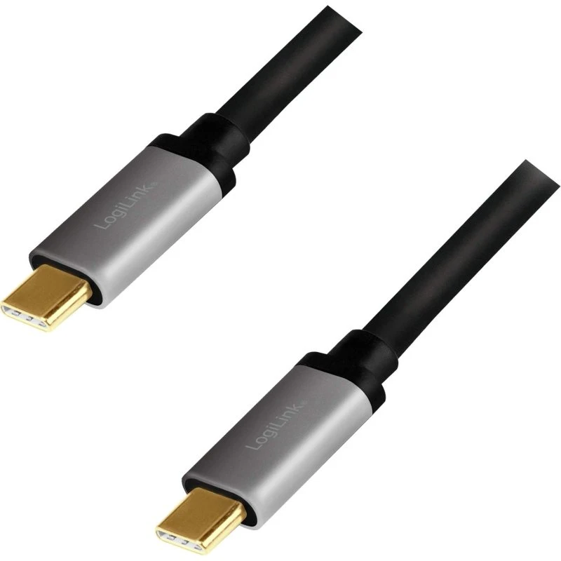 LogiLink USB-C kabel 100W PD3 480 Mbps 1,5m Alu