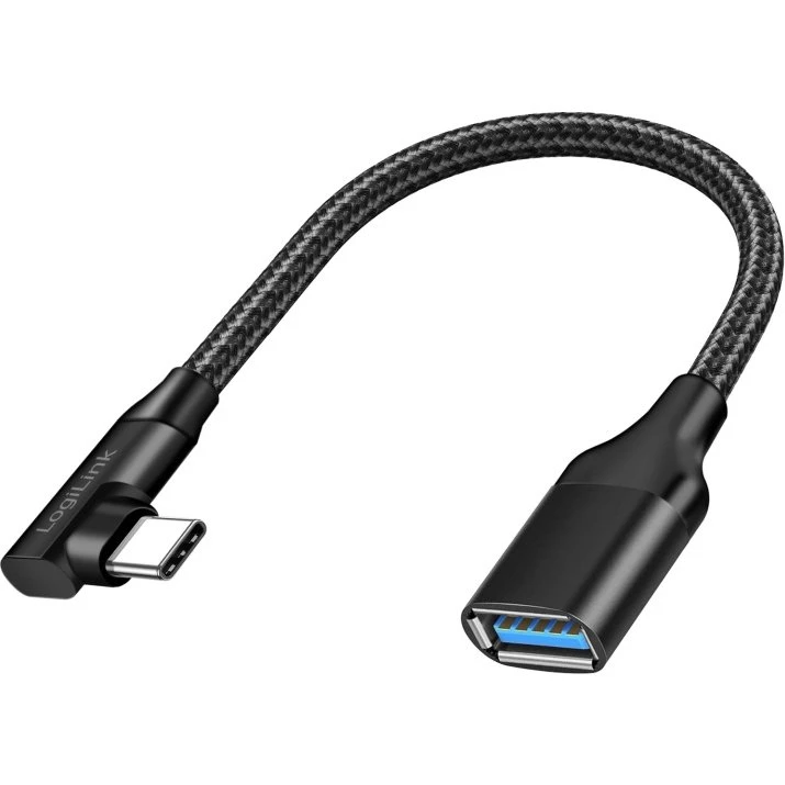 LogiLink Vinklet USB-C Kabel 15W 0,2m USB 3.2 Gen 2