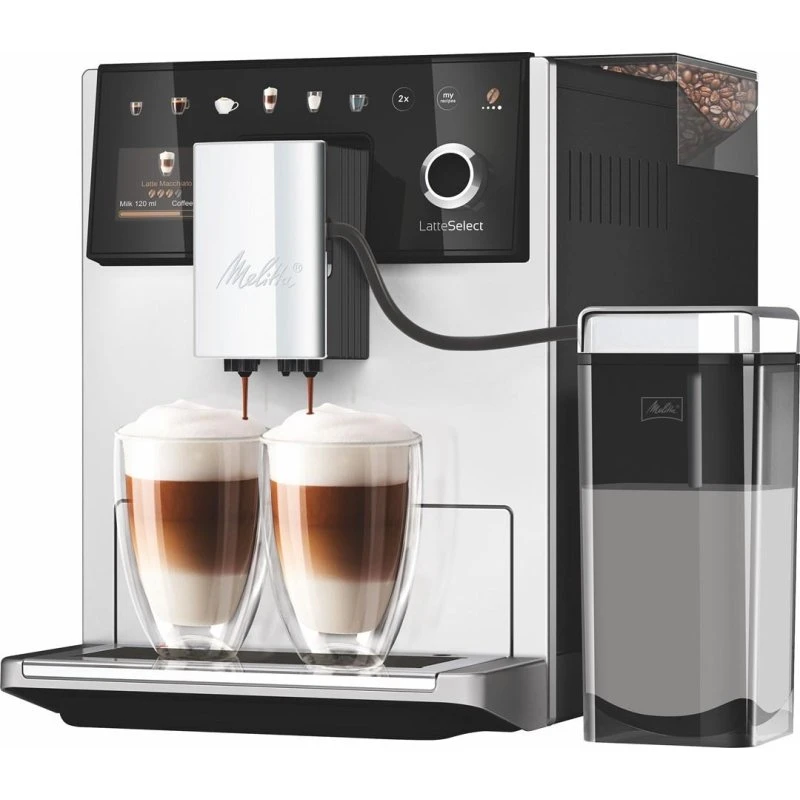 Melitta Latte Select Fuldautomatisk Espressomaskine 1,8 L Sølv