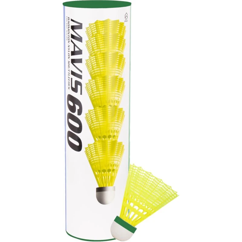 Yonex Mavis 600 Slow badmintonbold – Gul