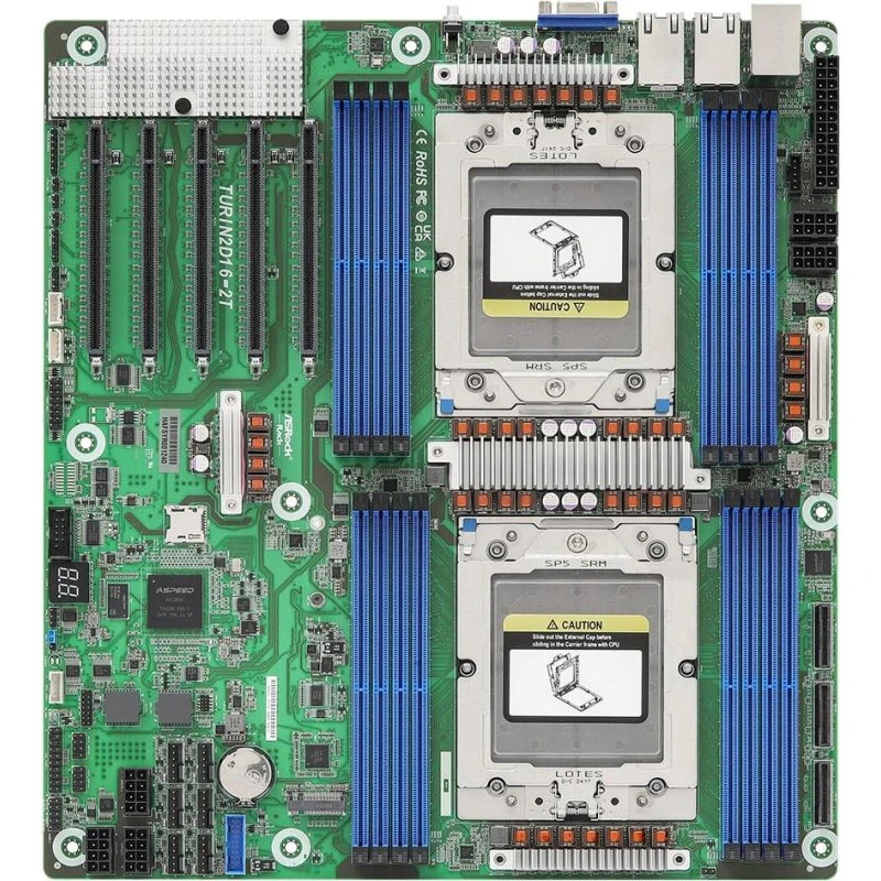 ASRock TURIN2D16-2T Serverbundkort, Socket SP5, EEB, DDR5