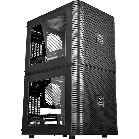Thermaltake Core V21 Cube, Sort, Micro-ATX, Ingen PS
