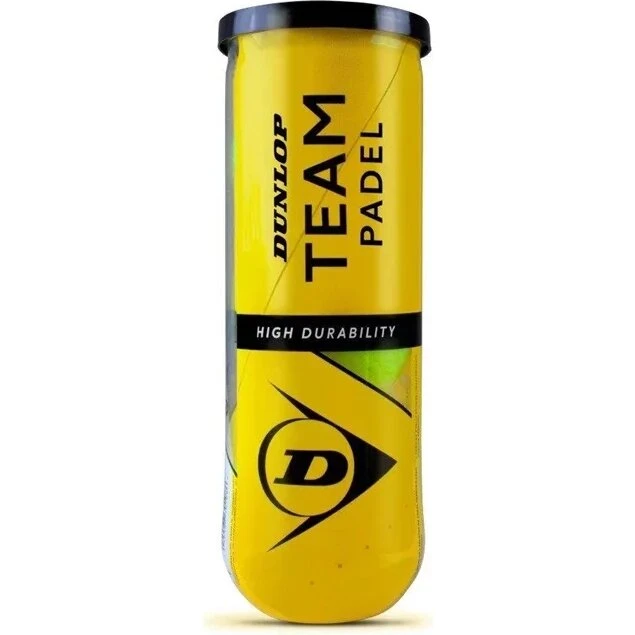 Dunlop Team padelbolde, 3 stk. - gul