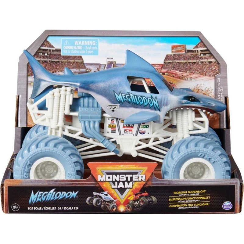 Monster Jam 1:24 Die Cast Megalodon