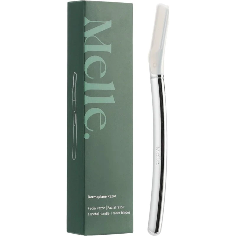 Melle Dermaplane Razor Chrome – Enkelbladet Facial Razor