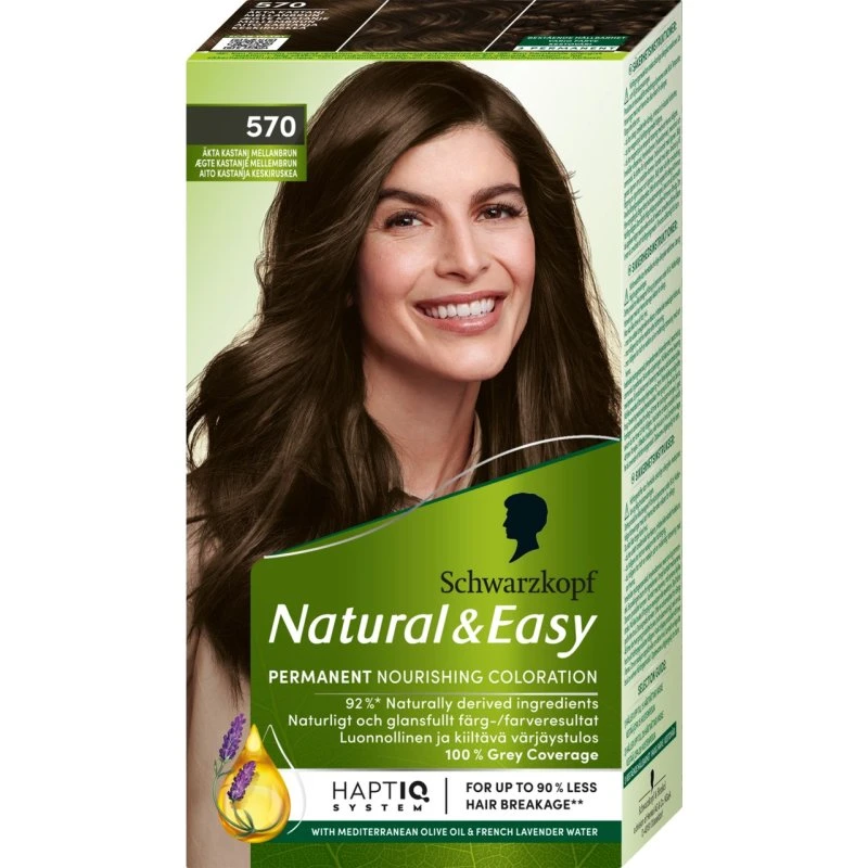 Schwarzkopf Natural & Easy 570 Maron Medium Brown 60 ml