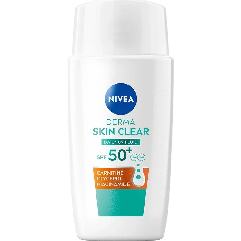 Nivea Derma Skin Clear Daily UV Fluid SPF 50+ 40 ml