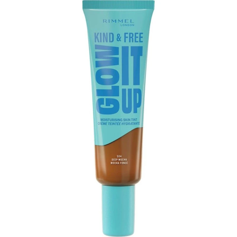 Rimmel London Kind & Free Glow It Up Skin Tint 504 Deep Mocha 30 ml