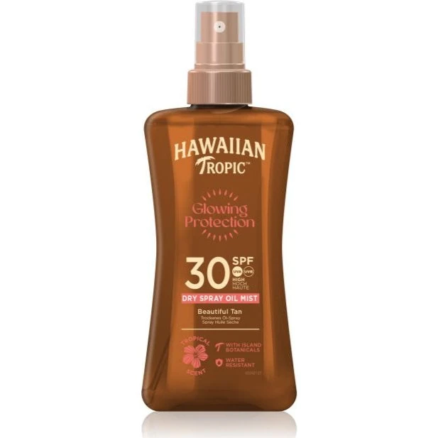 Hawaiian Tropic Glowing Protection Dry Oil Spray SPF30 200ml
