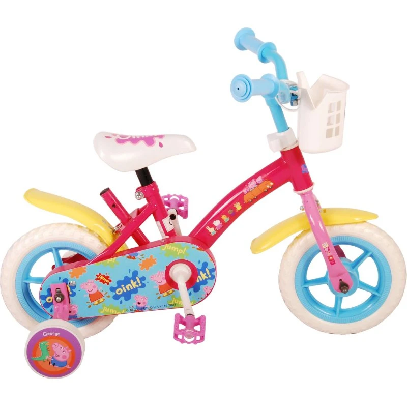 Volare Gurli Gris 10" Børnecykel med Støttehjul