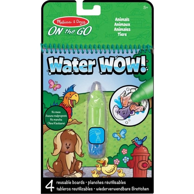 Melissa & Doug Vand WOW! Dyr – Mal med vand, ingen pletter