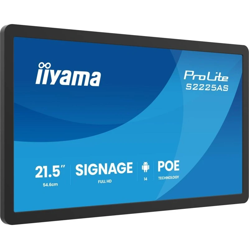 iiyama ProLite S2225AS-B1P 21,5" Digital Signage Skærm, Android, Full HD, 500 cd/m²