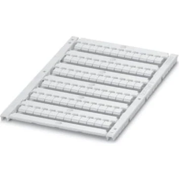 UCT-TMF 5 Mærkeskilt, hvid, 4,4x4,7 mm