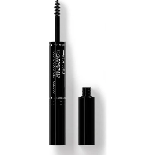 Wet n Wild Maximizer + Gel Duo Øjenbrynspulver & -gel, Neutral Brun, 3,5 g