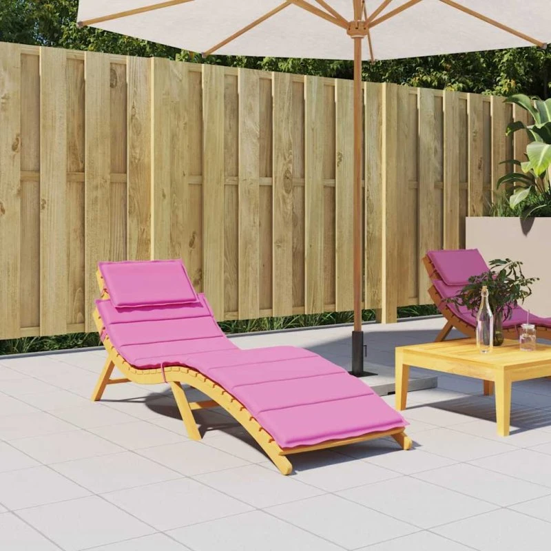 vidaXL Hynde til Liggestol, Oxfordstof, Pink