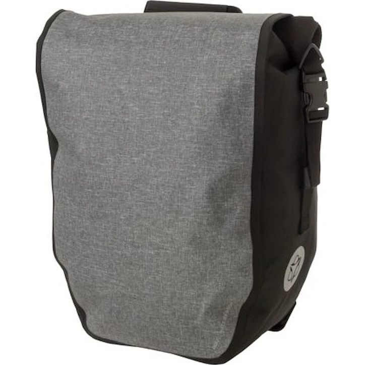 AGU Shelter Click'nGo Large Cykeltaske Melange Grey