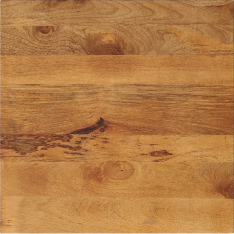 vidaXL 70x70x3,8 cm bordplade i massivt mangotræ