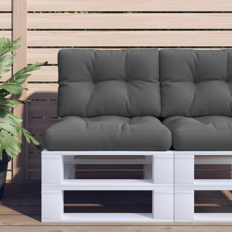 vidaXL pallehynde 50x40x12 cm antracitgrå