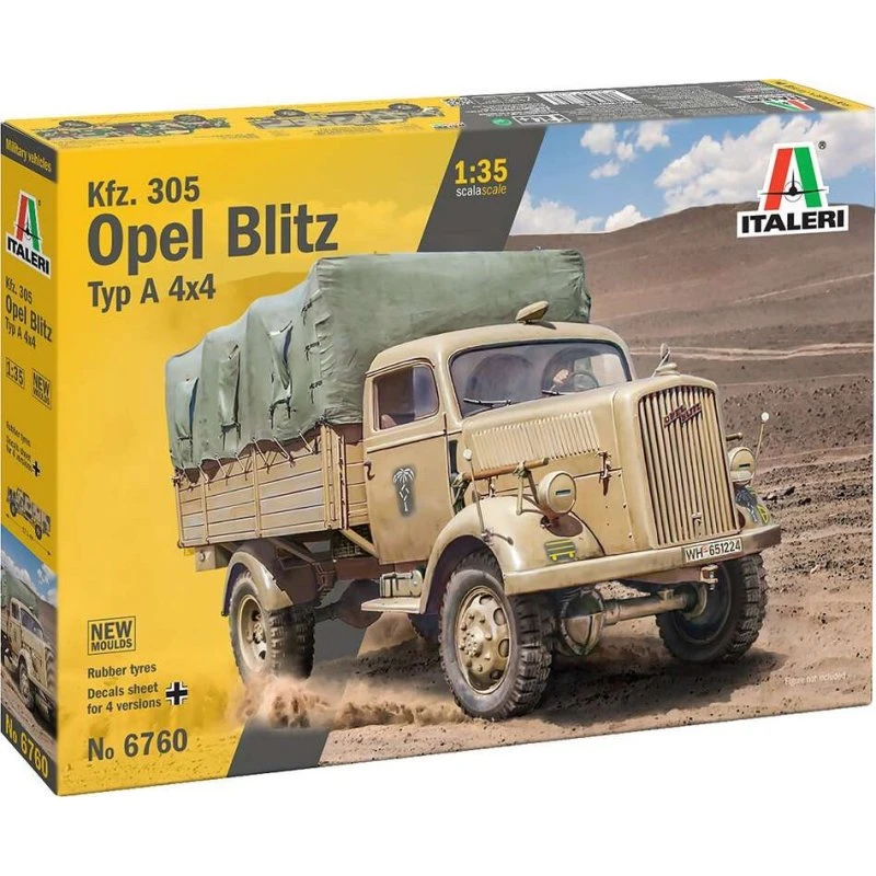 Italeri Kfz. 305 Opel Blitz Typ A 4x4 1:35 Byggesæt