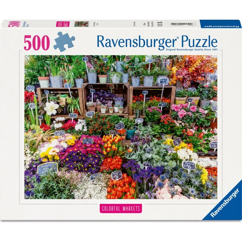 Ravensburger Flower Market, Frankrig – 500 Brikker