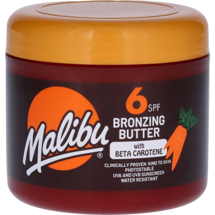 Malibu Tanning Bronzing Butter SPF6 med Beta-Carotene 300 ml