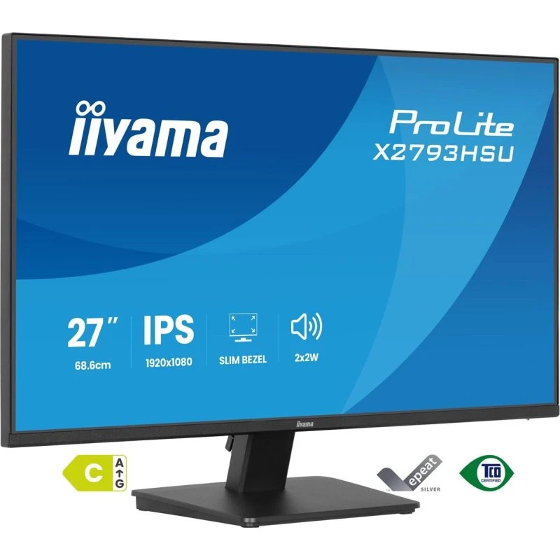 Iiyama X2793HSU-B1 27" IPS Full HD 120 Hz Skærm, Sort, Matte