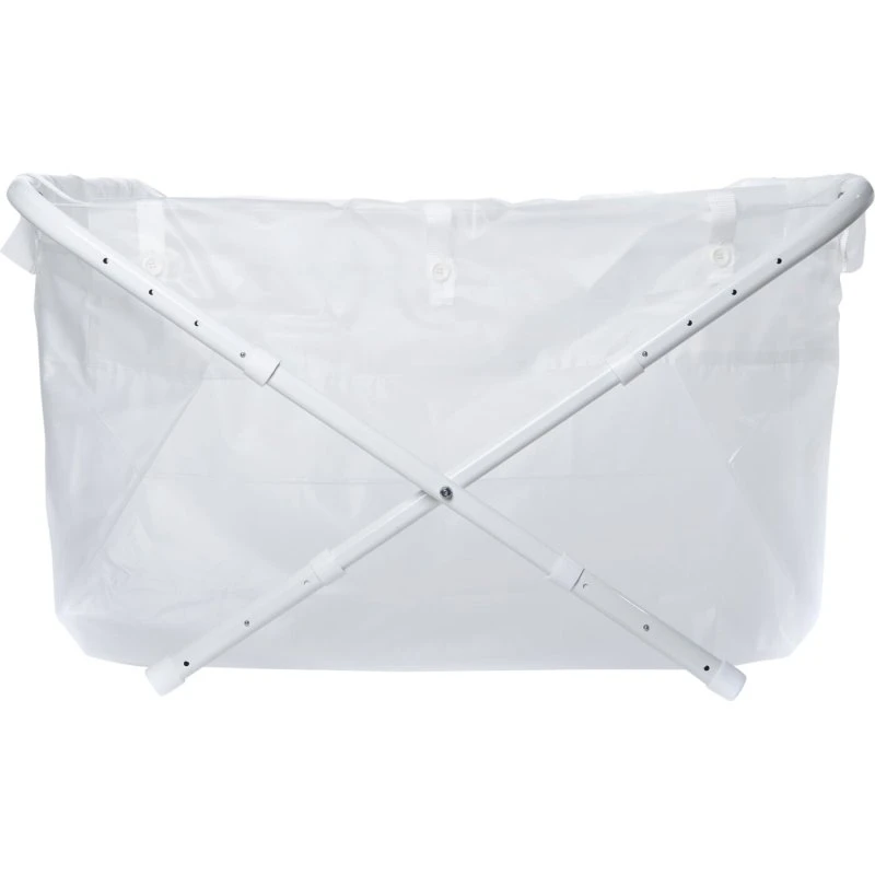 BiBaBad Flexi Badekar, Transparent, 70-90 cm