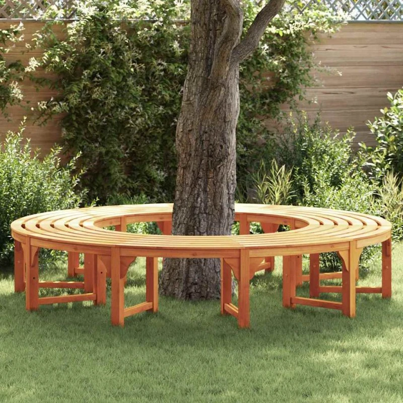 vidaXL Træ Bænk 2 stk 160 x 80 x 45 cm Naturfarvet