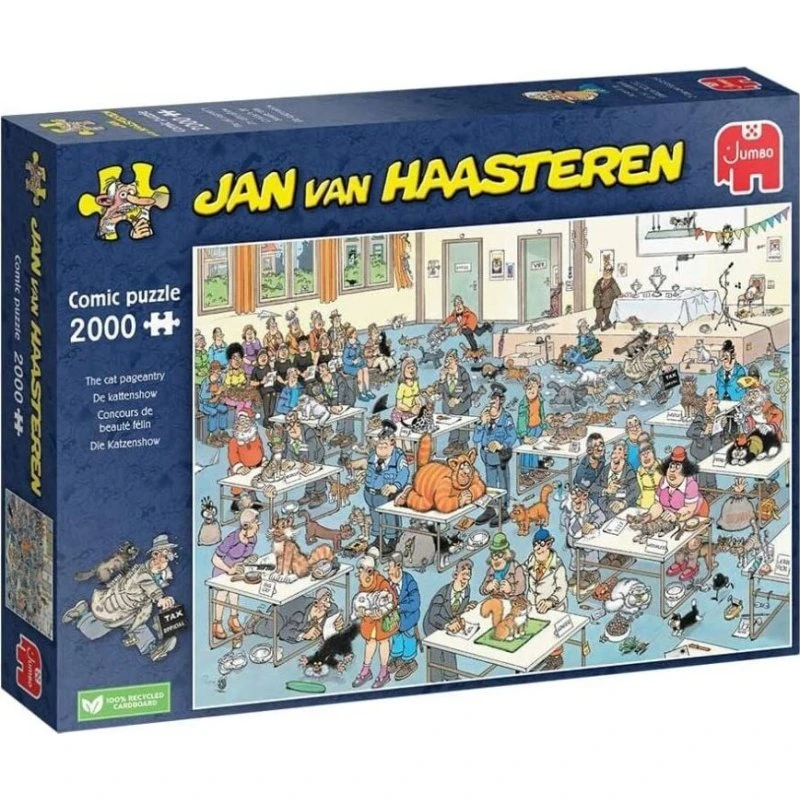 Jan van Haasteren - The Cat Show 2000 Brikker - Floorpuzzle