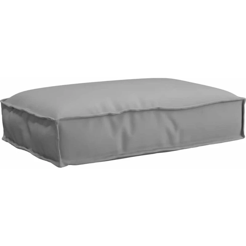 vidaXL Pude Grå 60 x 40 x 8 cm Oxford Stof