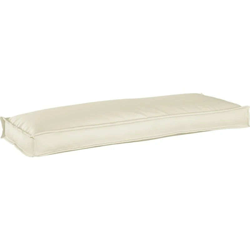 vidaXL Pude Creme 110 x 40 x 8 cm Oxford stof