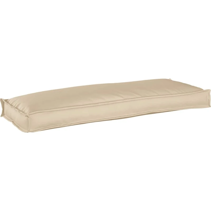vidaXL Pude Beige 110 x 40 x 8 cm Oxford stof